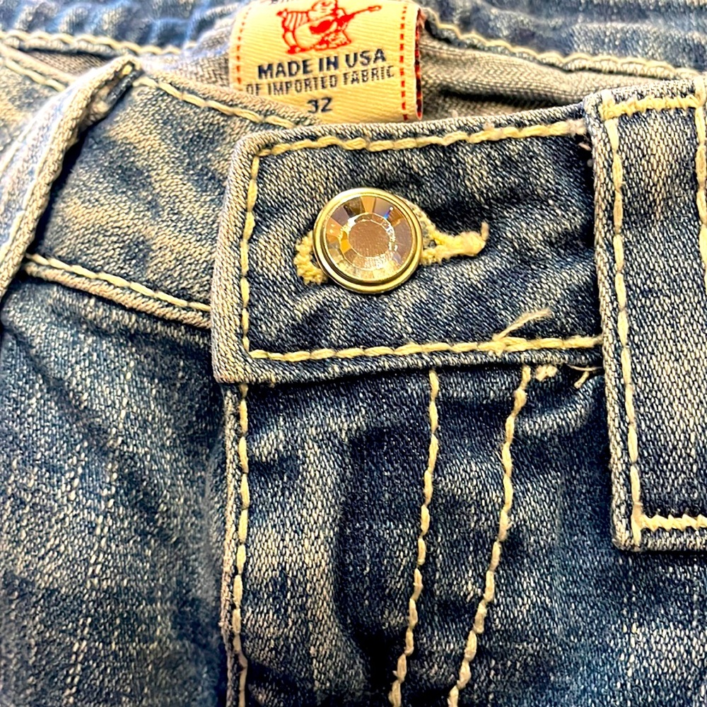 True Religion jewel button jeans